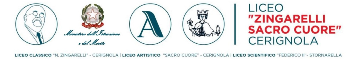 Liceo Zingarelli Sacro Cuore - Area E-Learning per la Didattica e la Formazione